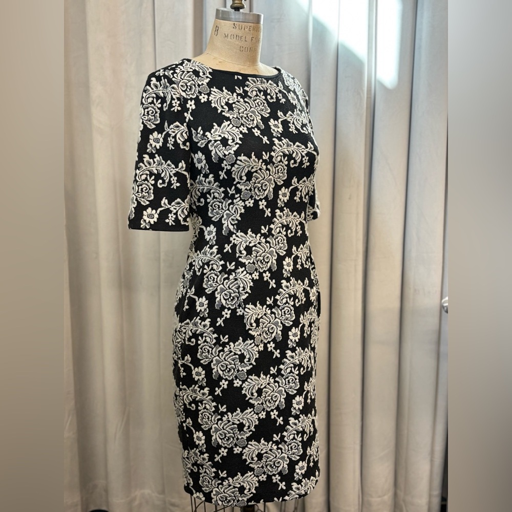 Black and white dress